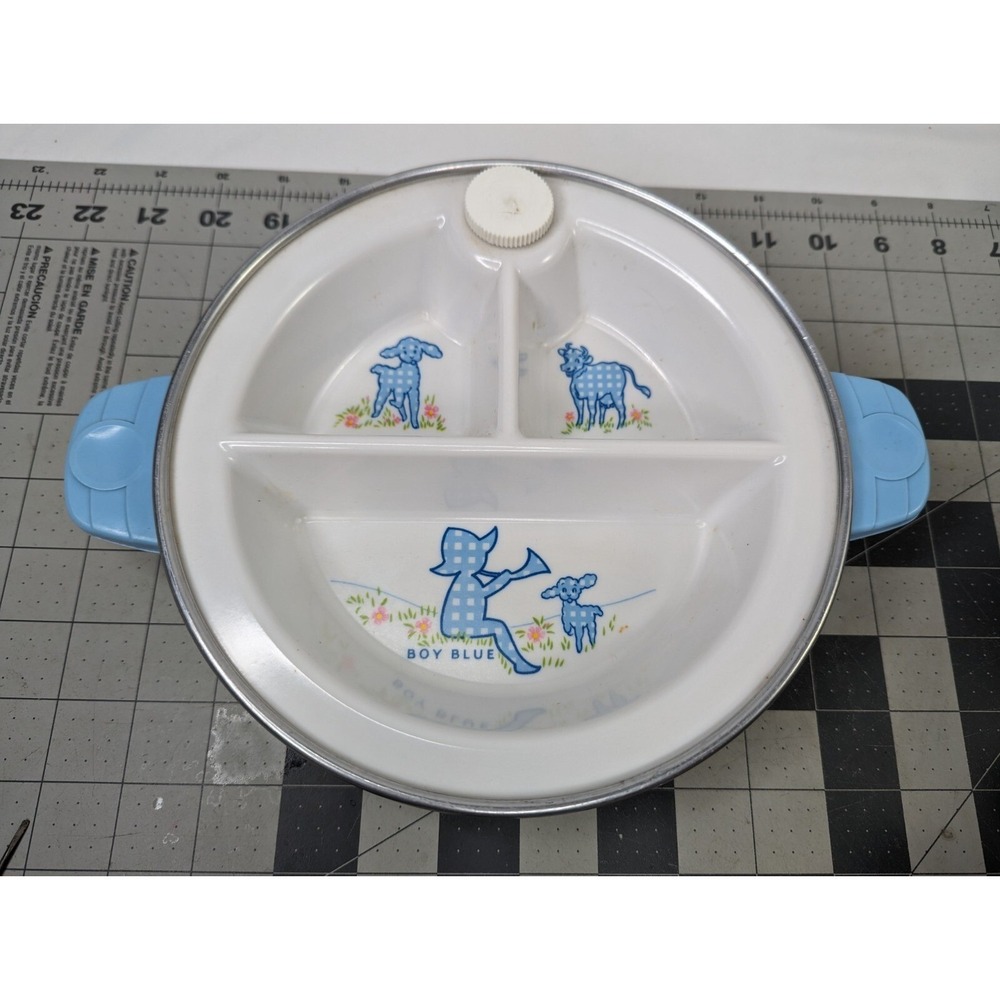 Excello Divided Dish Boy Blue‎ Warming